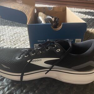 Brooks Ghost 15 Black Running Shoes